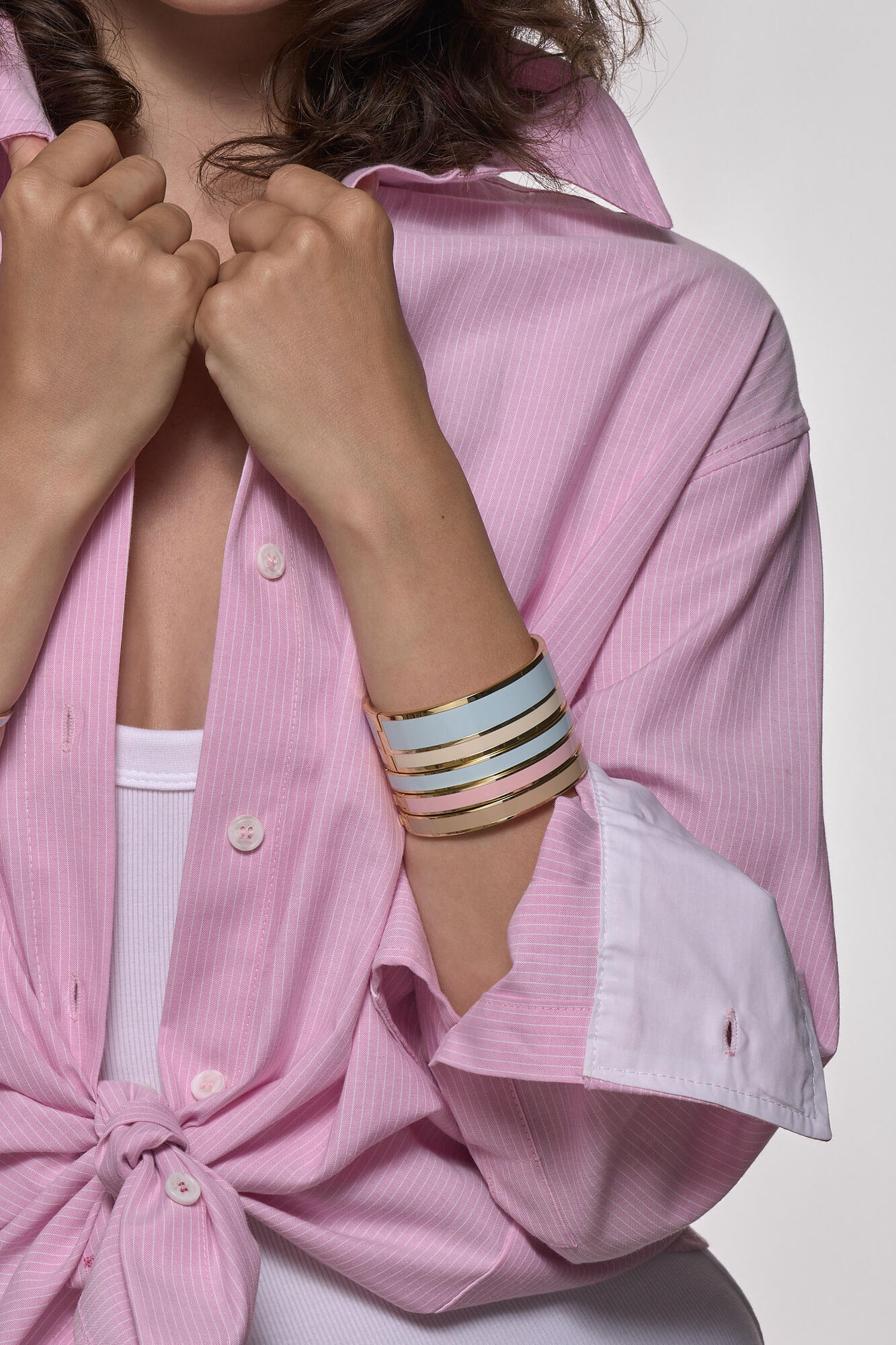 Bangle armring - Rose Coton/Cotton Pink